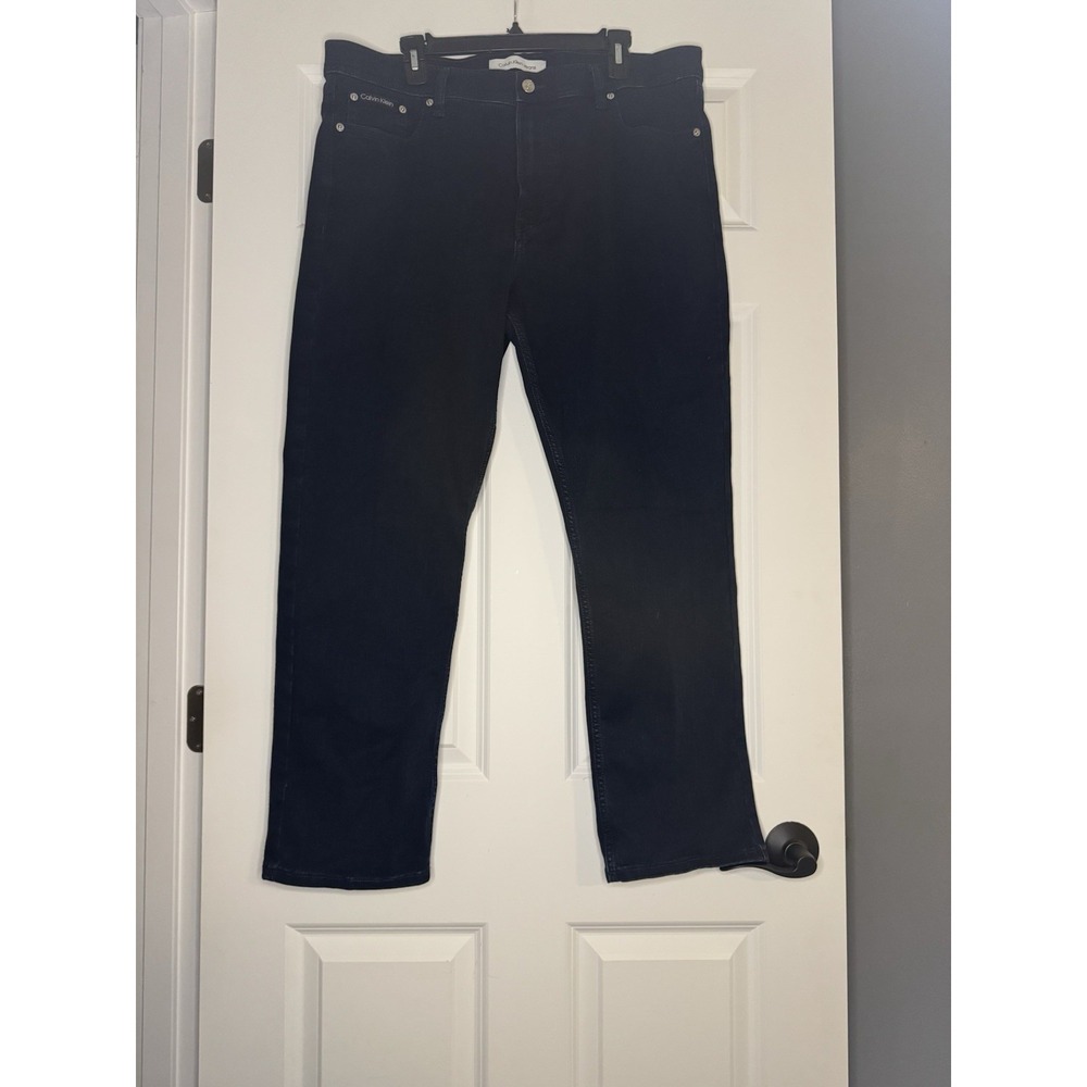 Calvin Klein Men's Straight Jeans Dark Indigo W38 L30
